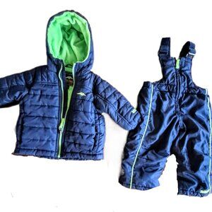 Baby Toddler 12 Month Pacific Trail Unisex Two-Piece Flleece Lined Snowsuit Set